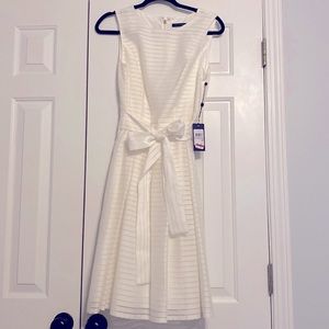 Tommy Hilfiger white striped dress